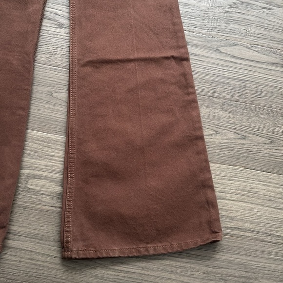 Levi’s | 70'S Movin’ on high rise flare jeans in brown size 27W32L - Picture 6 of 16